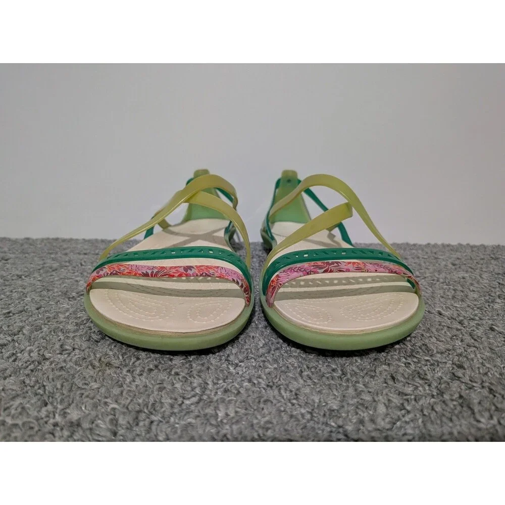 Crocs Isabella Strappy Sandals Iconic Comfort Womens Size 7